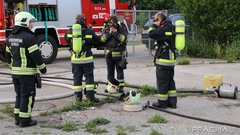 Bild: B2 - Fahrzeugbrand Übung