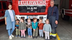 Bild: Kindergrippe bei der Feuerwehr